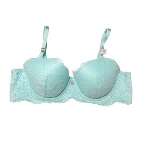 Victoria's Secret Dream Angels Lace Lightly Lined Classic Coverage Demi Bra 36B